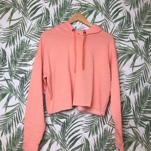 Sport-Tek Pink Cropped Hoodie